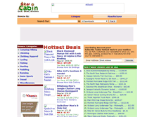 Tablet Screenshot of gearcabin.com